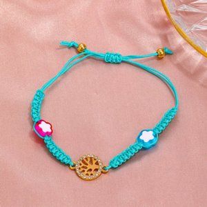 Handmade Unisex Bracelet Crown Hollow Tree Bohemia Woman Men Braided Bracelet